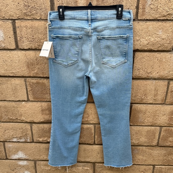 Mother The Insider Crop Step Fray Jeans NWT 30 - Picture 6 of 15